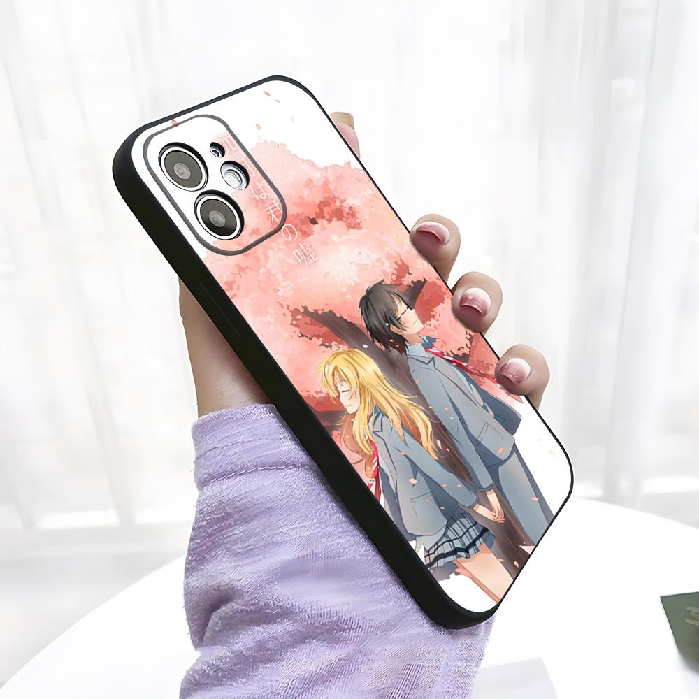 Anime Y-Your Lie In April Phone Case For IPhone 17 Pro Max 15 Pro 16 14 Plus 12 13 Mini 11 Pro Shockproof Soft Cover