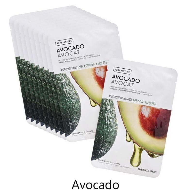THE FACE SHOP - Real Nature Face Mask Bundle Set - 15 Types