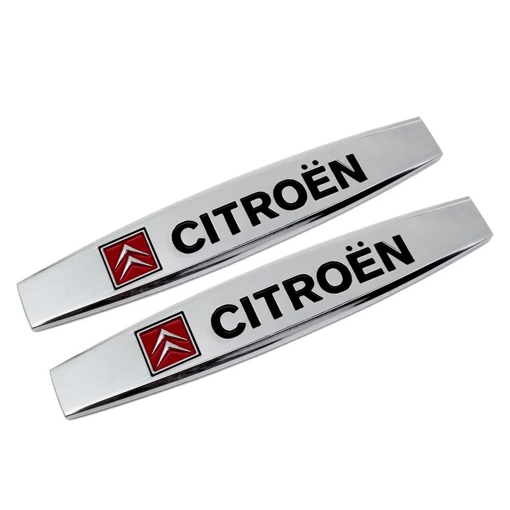 Citroen C1 C2 C3 C4 C4L C5 Cactus Berlingo Saxo VTS Car Side Rear Trunk Emblem Badge Decal Stickers Exterior Accessories