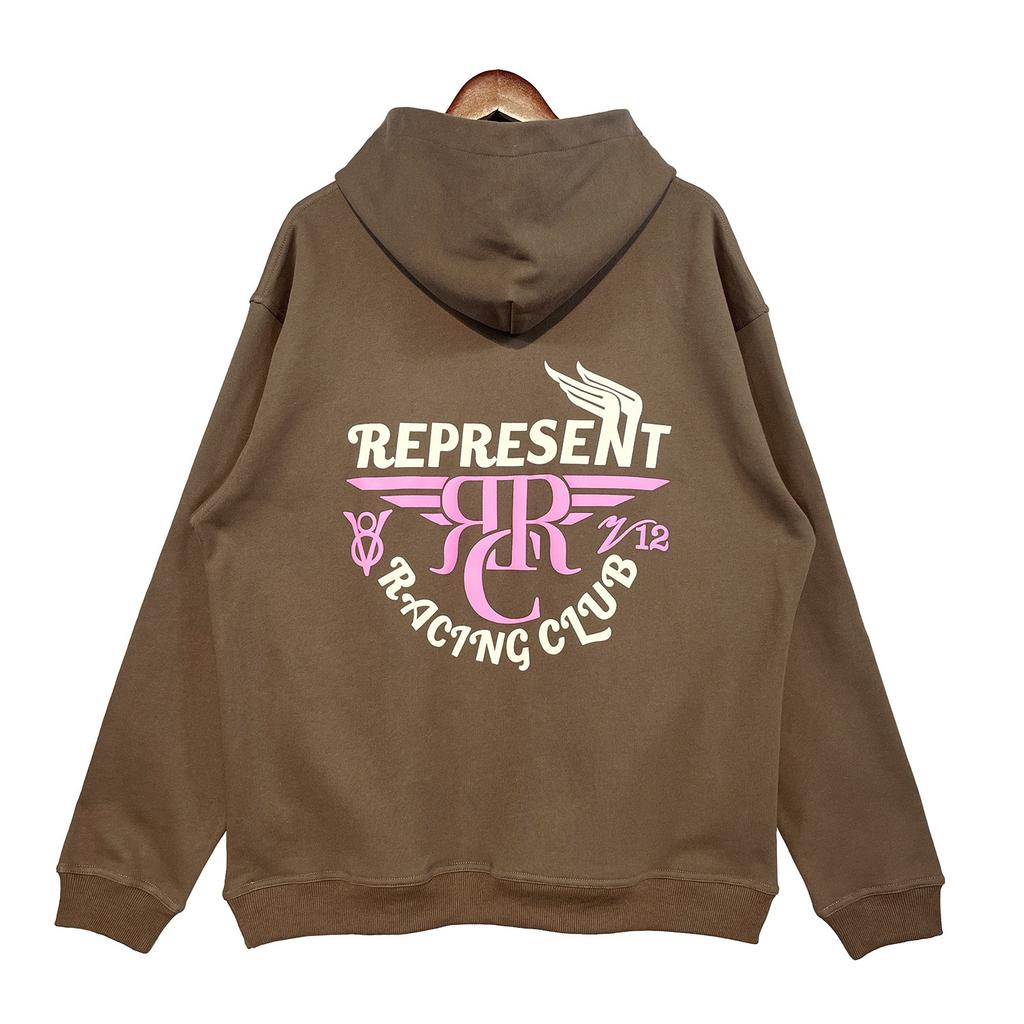 Cross-border American Trendy Brand REPRESENT Letter Printing Terry Hooded Sweater Men's and Women's High Street Bf Hoodie Jacket