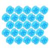 25pcs With Organizer Empty Bobbins Plastic Sewing Machine Accessories Plastic Spool  Household Use