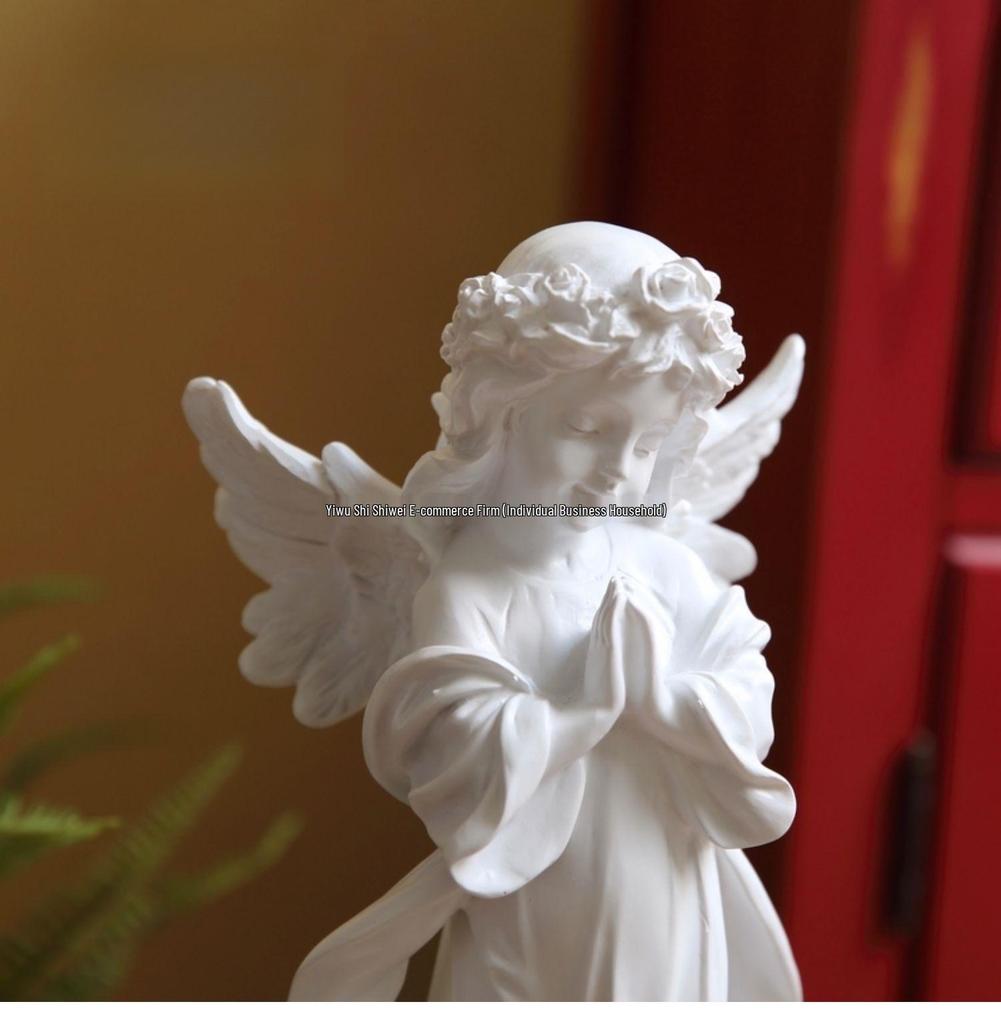 Europäische Klassische Engels Gartenkunst & Geschenk Dekoration