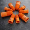 Multi-purpose Fingertips Protector Gloves Natural Rubber Orange Finger Cots  Finger Craft