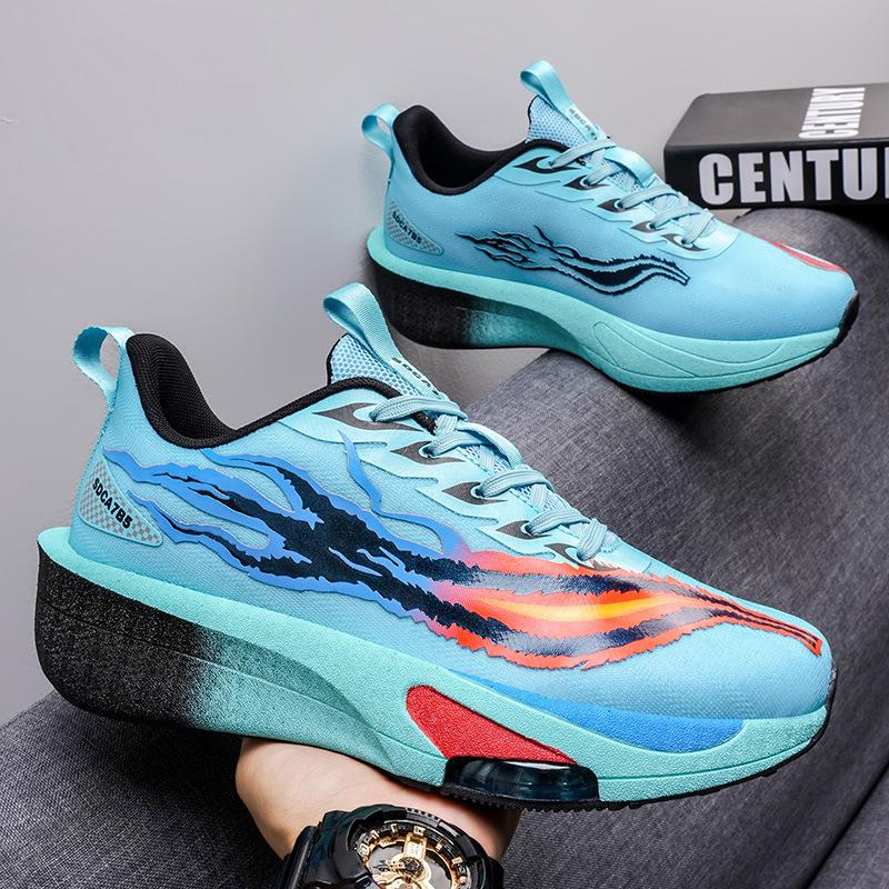 

New ultra-light outdoor soft-soled shock-absorbing sports shoes for men and women, versatile wear-resistant and non-slip racing carbon board running 45