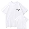 Pure cotton short-sleeved T-shirts for men and women high-end trendy T-shirts for the new summer of 2025 and Marine animals