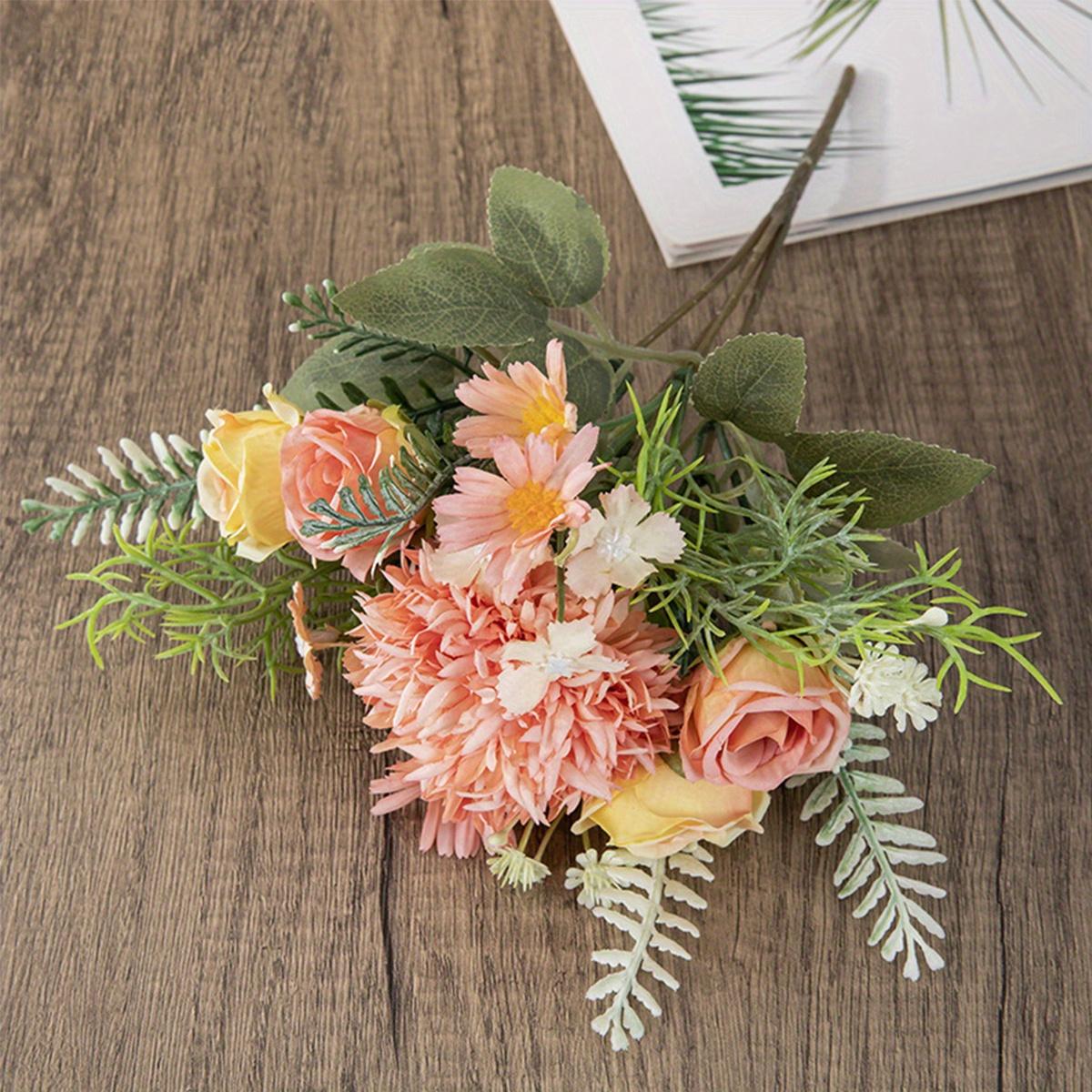 

3 шт. Букеты из искусственных цветов Искусственные шелковые цветы для украшения дома, центральные элементы стола, цветочная композиция, свадебный декор, свадебный букет, украшение для детского праздника 3 Pcs шампанского