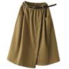 Women's Autumn Retro Elastic Waist Was Thin Mid-length Temperament A-line Skirt