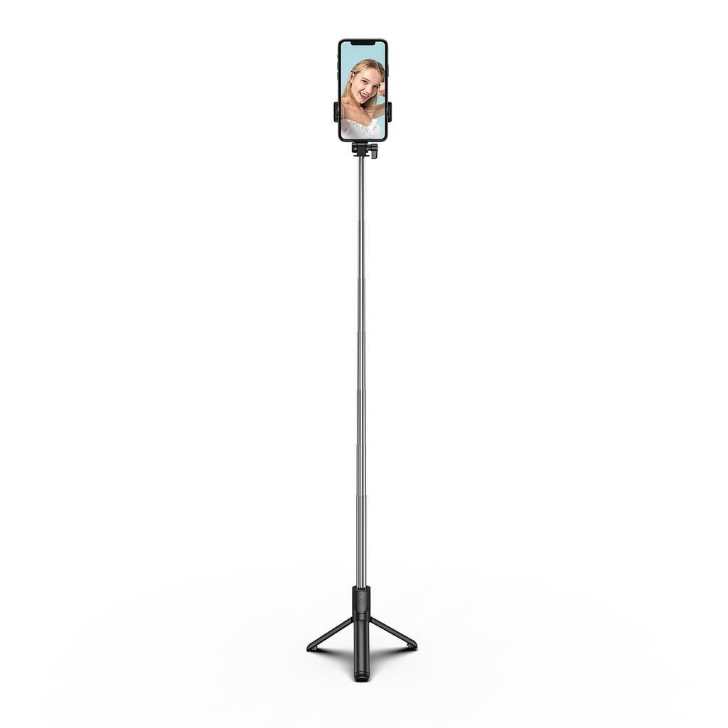 Selfie Stick Kij Tripod Do Zdjęć Teleskopowy Z Uchwytem Na Telefon 1m