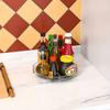 Rotating Spice Rack Multipurpose Storage Turntable Organizer For Cabinet Kitchen Pantry