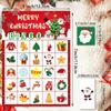 Educational Christmas Bingo Game Reward Stickers Bingo Toys Set  Xmas Activities