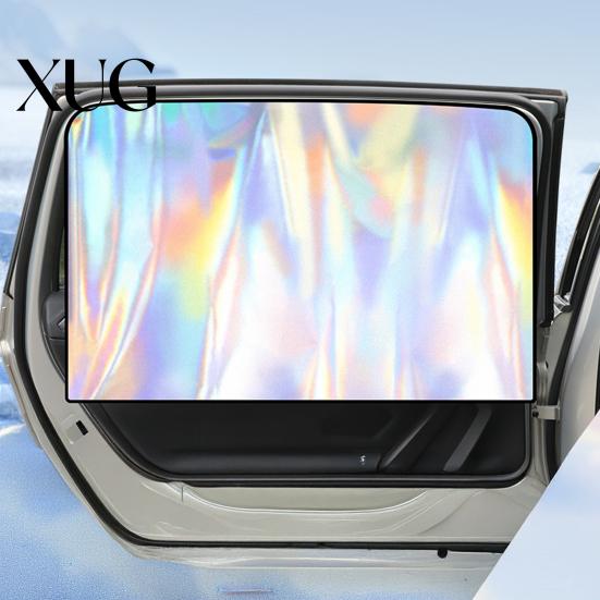 Car Window Shades 1/4Pcs Sun Magnetic Baby Rear Shade for Breathable Side UV Protection Privacy Mesh Sunshade Covers Folding Curtain Most Vehicles &