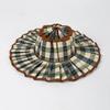 Y2K Parent-Child Summer Reversible Pleated Sun Hats for Women Casual Straw Hat Outdoor Beach Shade Straps Lady Gorras Para Mujer