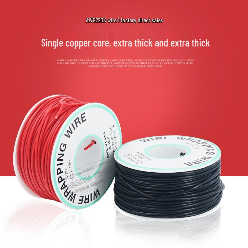 22AWG PCB Jumper Wire: Thickened Single Core Copper for Circuit Boards
