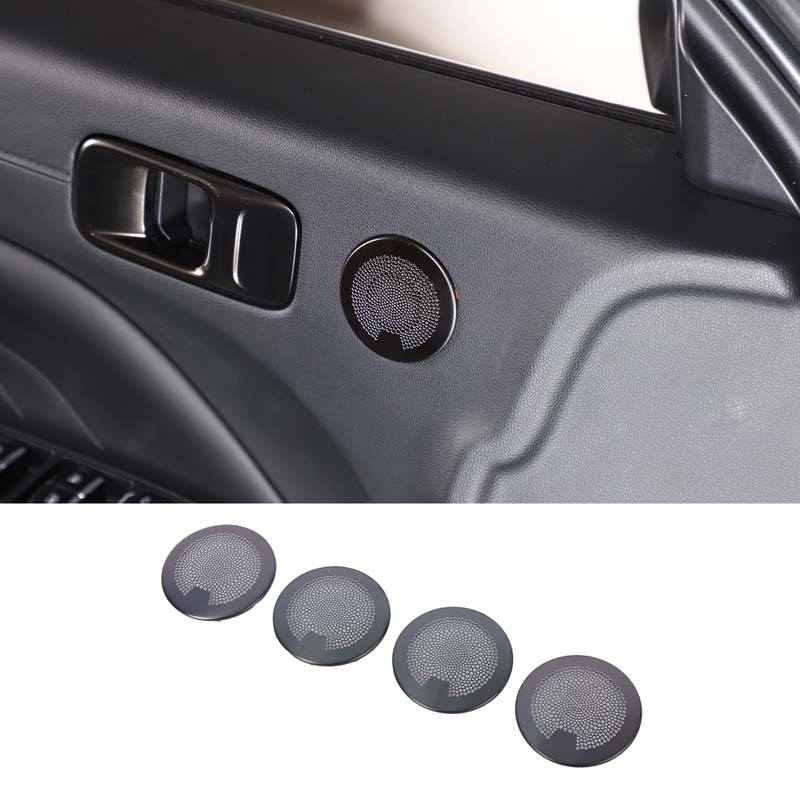 

Для Great Wall Haval H9 2024 2025 Нержавеющая сталь Серебристый Чехол для динамика автомобильной аудиосистемы Обшивка динамика двери Отделка рупора Аксессуары