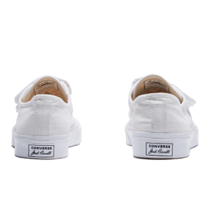 Converse Jack Purcell 3V Smile Low Top Canvas Unisex White