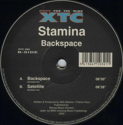 

12inch Record STAMINA - Backspace XTC085 XTC 2002 Belgium Dance & Electronica Used