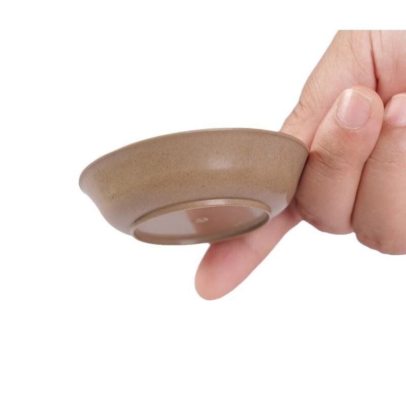 Disposable Rice Husk Dipping Plates (100-pack)