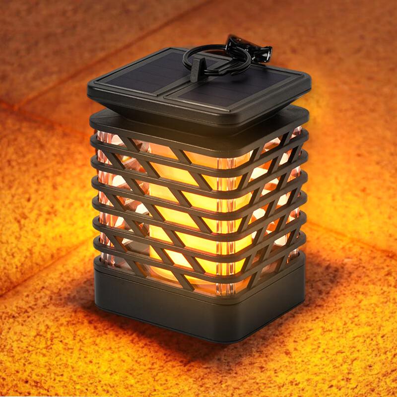 Luce da Esterno Effetto Fiamma Solare a Diamante