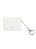 Homeboisportclub Leather Keyring Card Holder (leather Keyring Card Holder) - Cream White