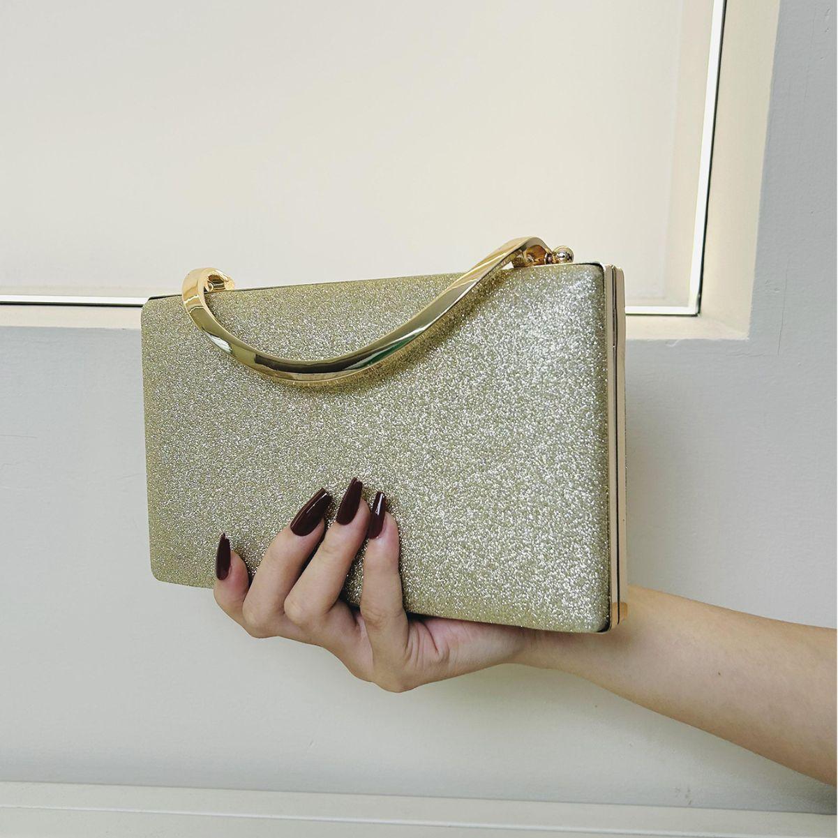 

Women Evening Clutch Bag Sequin Handbags Female Crystal Day Clutches Wedding Purse Party Banquet Gold Silver Box Shoulder Bags золотой
