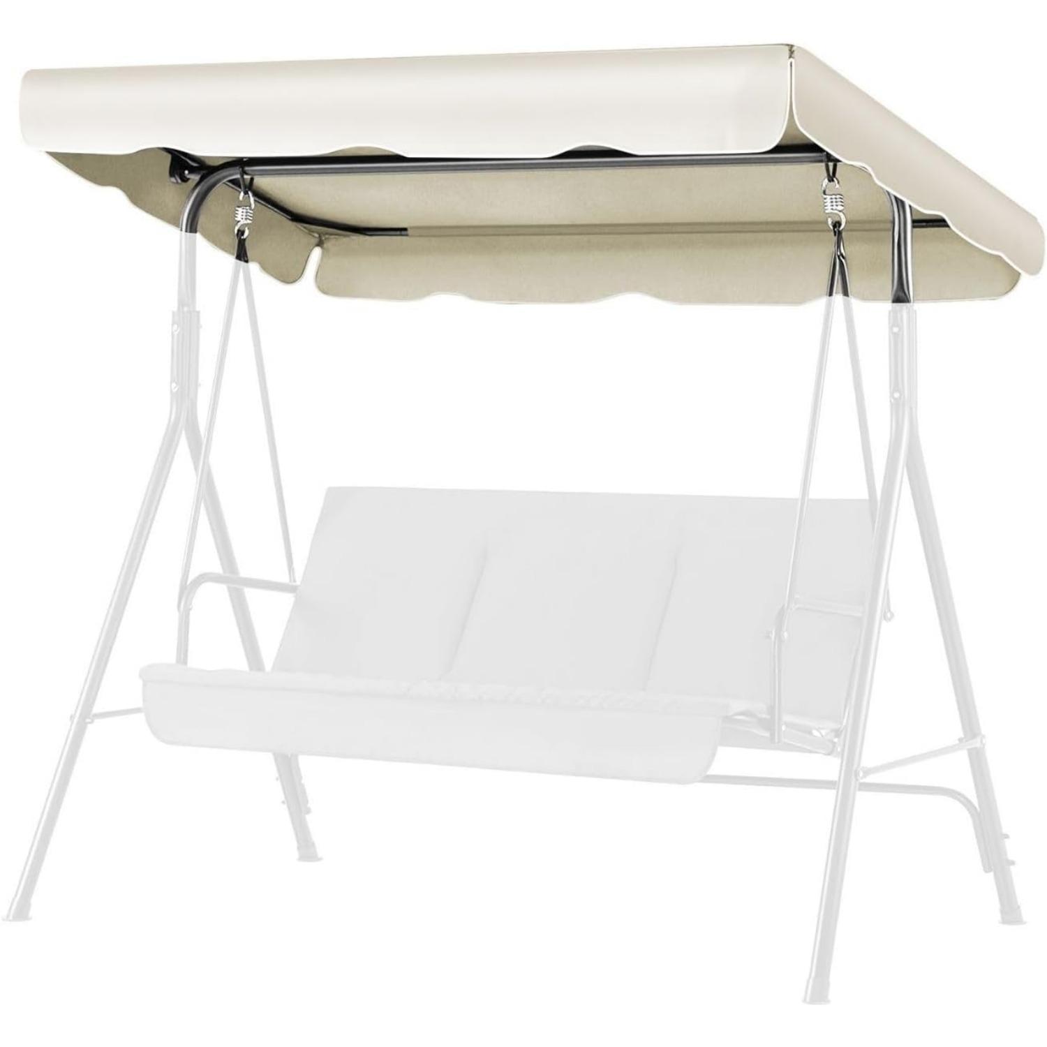 

Замена навеса для качелей, защита от любых погодных условий, водонепроницаемый, ультрафиолетовый, замена навеса для качелей на открытом воздухе upper бежевый