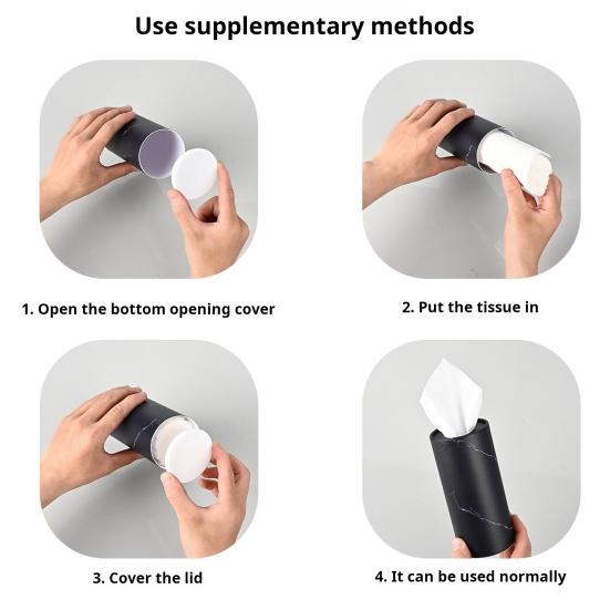 3ks držáky na ubrousky do auta Cestovní sáčky na ubrousky Ekologické Bez zápachu Velkokapacitní box na ubrousky do auta