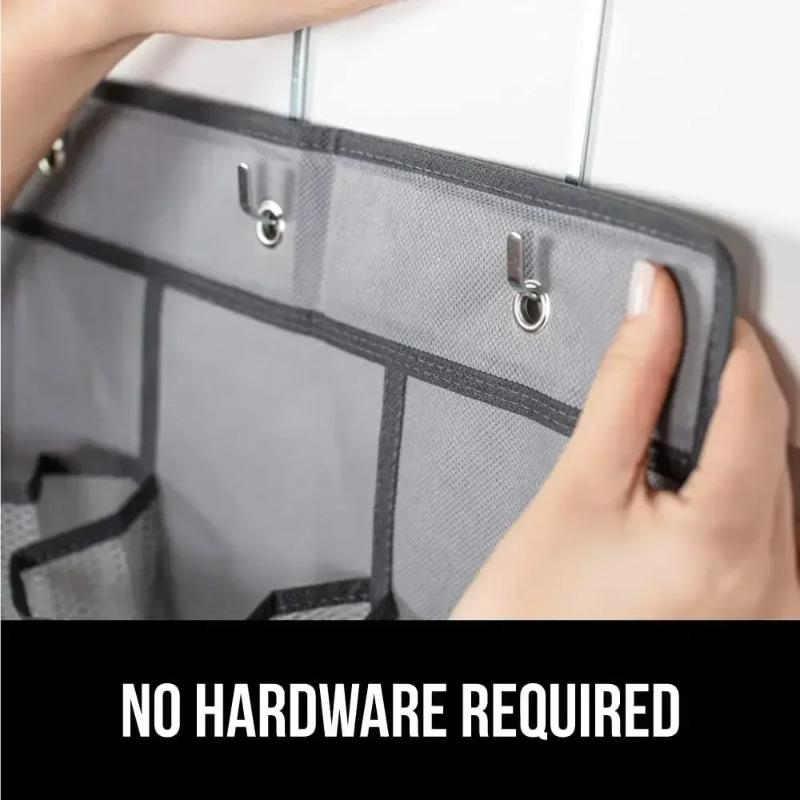 Wall Mounted Storage Bag  Mesh Shoe Storage Bag Hanging Bag For Miscellaneous Items Behind The Door Shoe Organizer