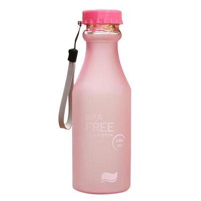 Unbreakable Travel Yoga Leak-proof Frosted Plastic Cup Sports Water Bottle