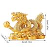 Chinesisches Neujahrs-Schmuckstück Pferdestatue 2026 Pferdefigur Tierkreiszeichen Segen Souvenir Skulptur Anziehung von Reichtum und Glück