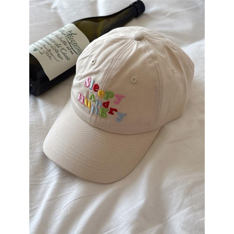 Spring breath summer sweet beautiful woman couple baseball cap shade letter shopping student cap tide