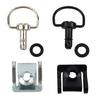 Quick Release Secure Locking 1/4 D Rings Locking Fastener Screws Set Fit for Motorcycle Body Panels No Tool Installation