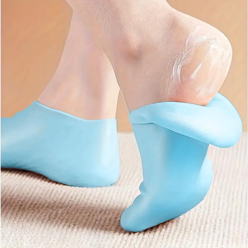 2 pairs/ 1 Pair of Silicone Moisturizing Socks Designed for Dry, Cracked Heels And Rough Skin, Suitable for Both Men And Women