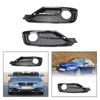 Front Bumper Fog Light Grille Cover Black High Performance Replace Parts for BMW 3 Series F30 F31 Automotive Accessories