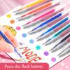 Sparkling Gel Inks Refill Cartridges 1.0MM Assorted Color For Journal Planner Scrapbooking Doodling Note Taking Drawing