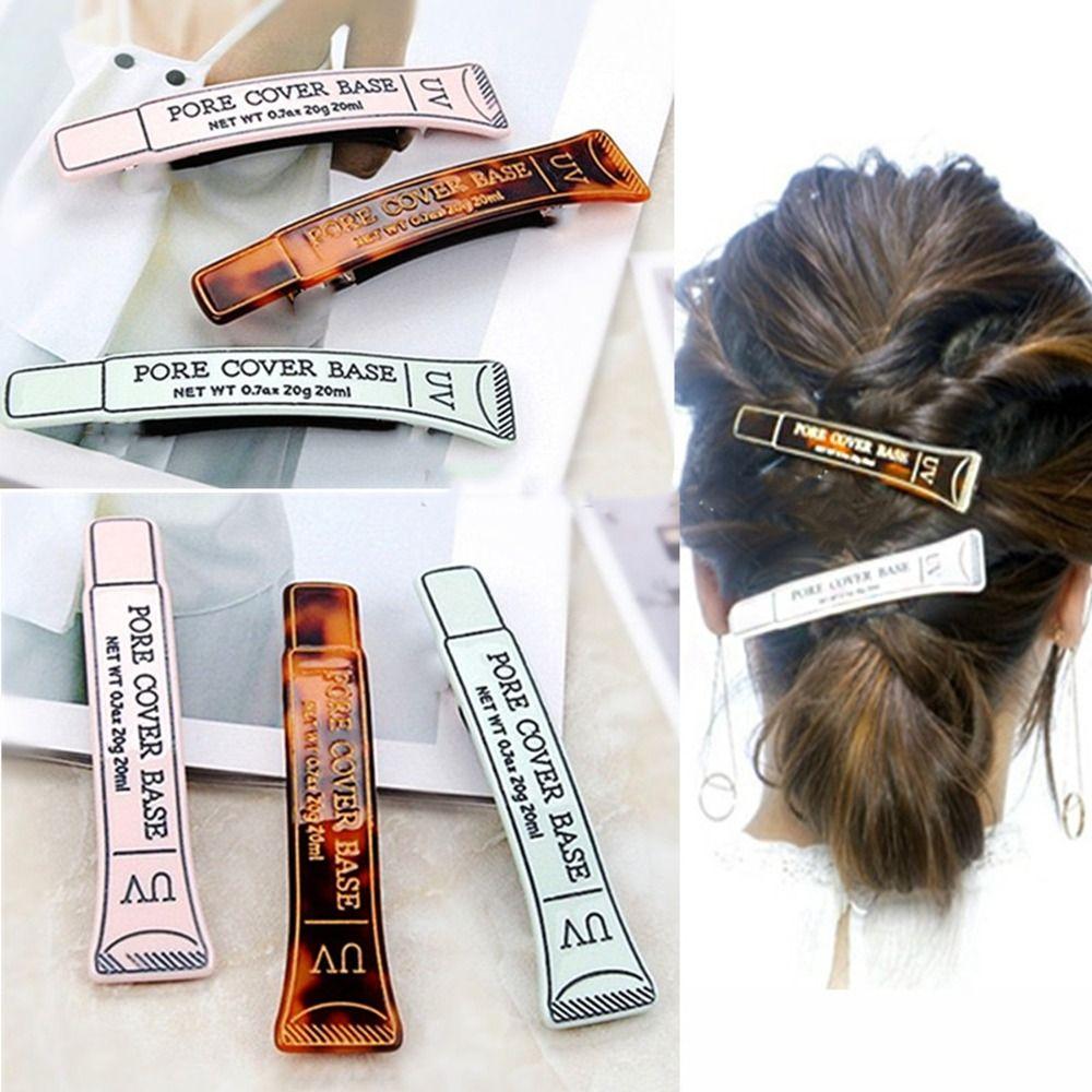 

Cat Acetic Acid Hair Clip Animal Acetate Duckbill Clip Simple Daily