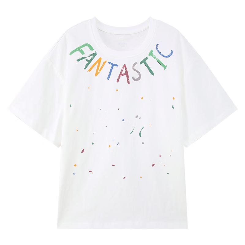 Zuoxi Boy s Graffiti Letter Cotton T-Shirt 110