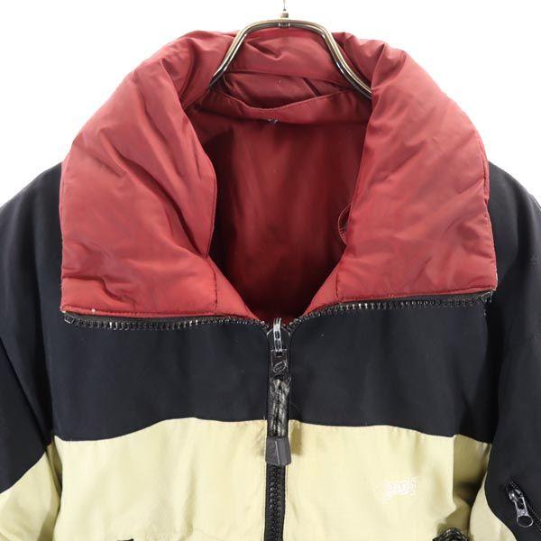 Bear reversible Down jacket S Ivory_Black/Red Logo embroidery Men's Used