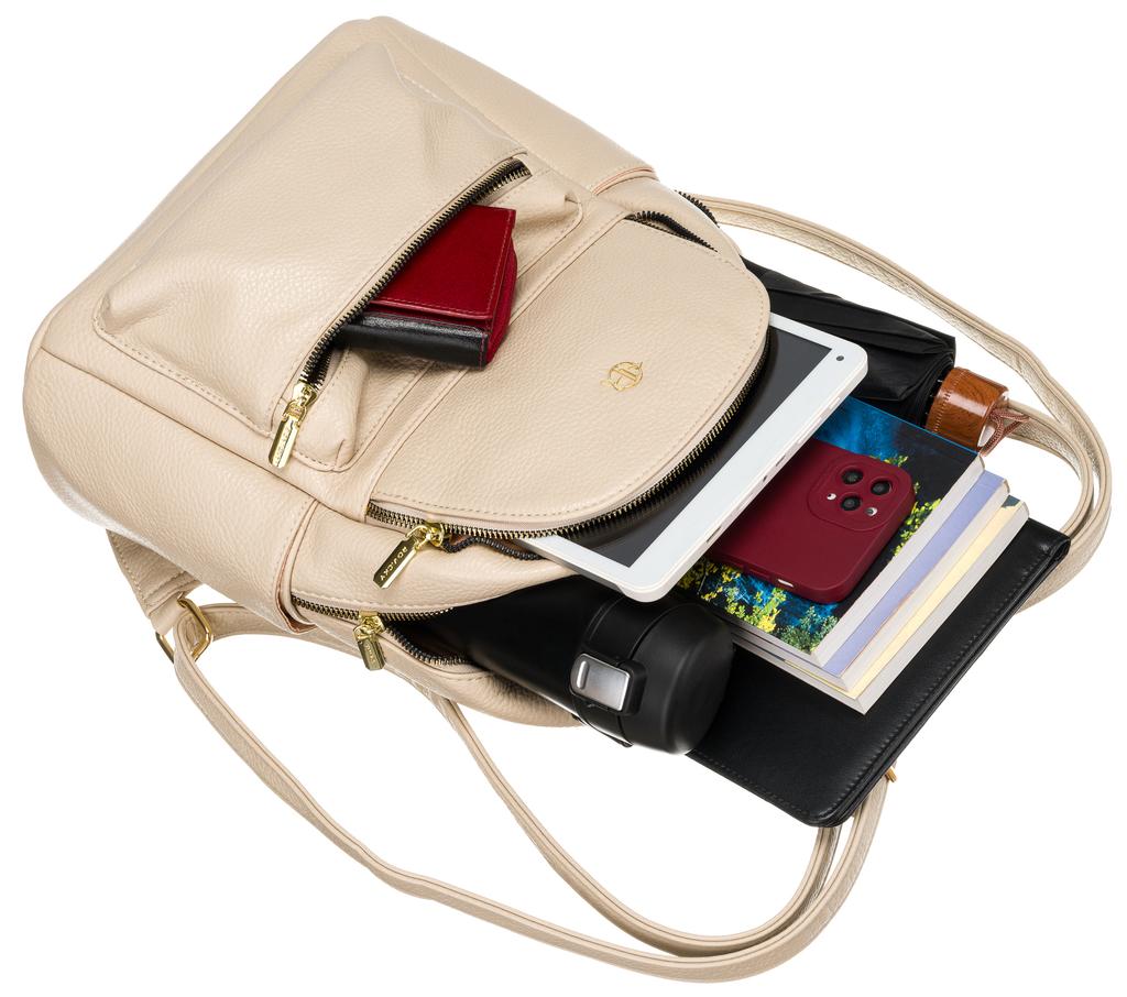 Eco backpack R-KP-21-A19-1931 L.Beige