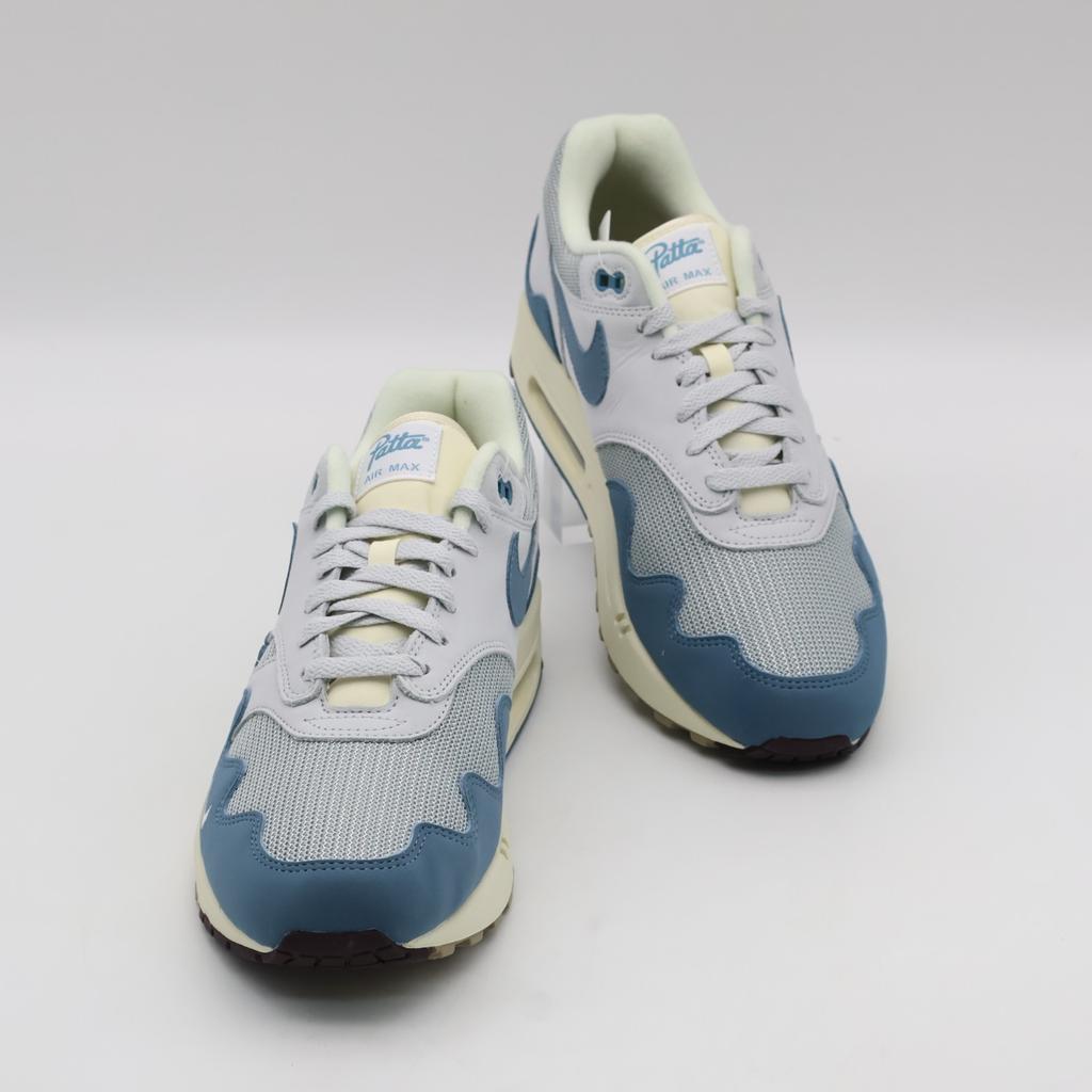 DH1348-004 Nike Air Max 1 Patta Waves Noise Aqua Plata Metálico Platino Puro