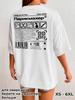 Hairdresser T-shirt with Print On the Back