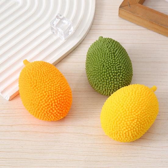 Simulation Jackfruit Squeeze Toy Anxiety Relief Soft Stress Ball Decompression Simulated Fruit Sensory Toy Hand Exercise Tools