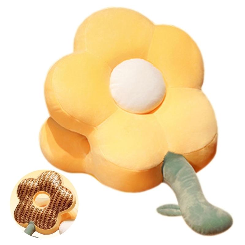 Comfortable Desk  Sleep Pillow Plush Flower Throw Pliiow for Office Workers and Students,Supportive Cushion