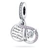 New Silver Plated Charm Lucky Fashion Charm Beaded Women Jewelry