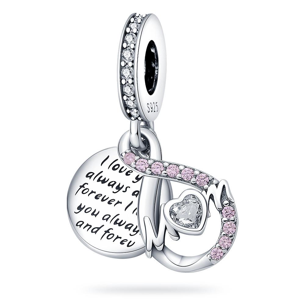 New Silver Plated Charm Lucky Fashion Charm Beaded Women Jewelry