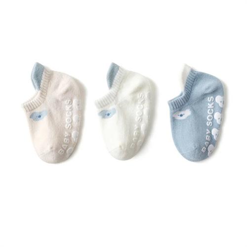 3 Paare/Set Sommer Neugeborene Babysocken für Mädchen Jungen Dünne Säugling Mädchen Junge Kleinkind Rutschfeste Kurze Socke 0-5 Jahre Kindersocken