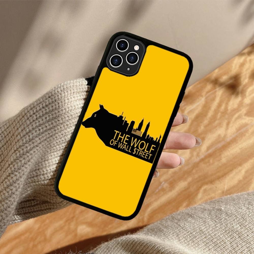 TV The W-Wolf Of W-Wall S-Street For IPhone 17 16 Pro Max Air 15 14 13 12 Mini Plus 11 Hard PC+TPU Phone Back Cover