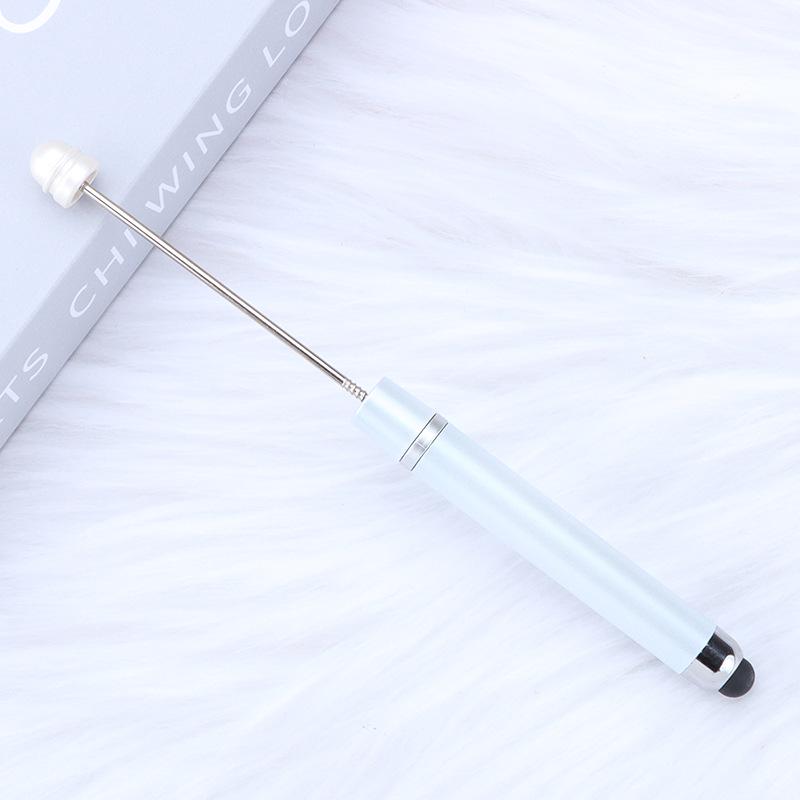 Multi-functional Touch Screen Beading Ballpoint Pen with Extended Rod for DIY Cute Bead Design