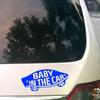 Sticker Town BABY IN THE CAR Baby Car B Blue