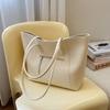 Popular fashion large capacity tote bag women's shoulder handbag simple fashion large capacity