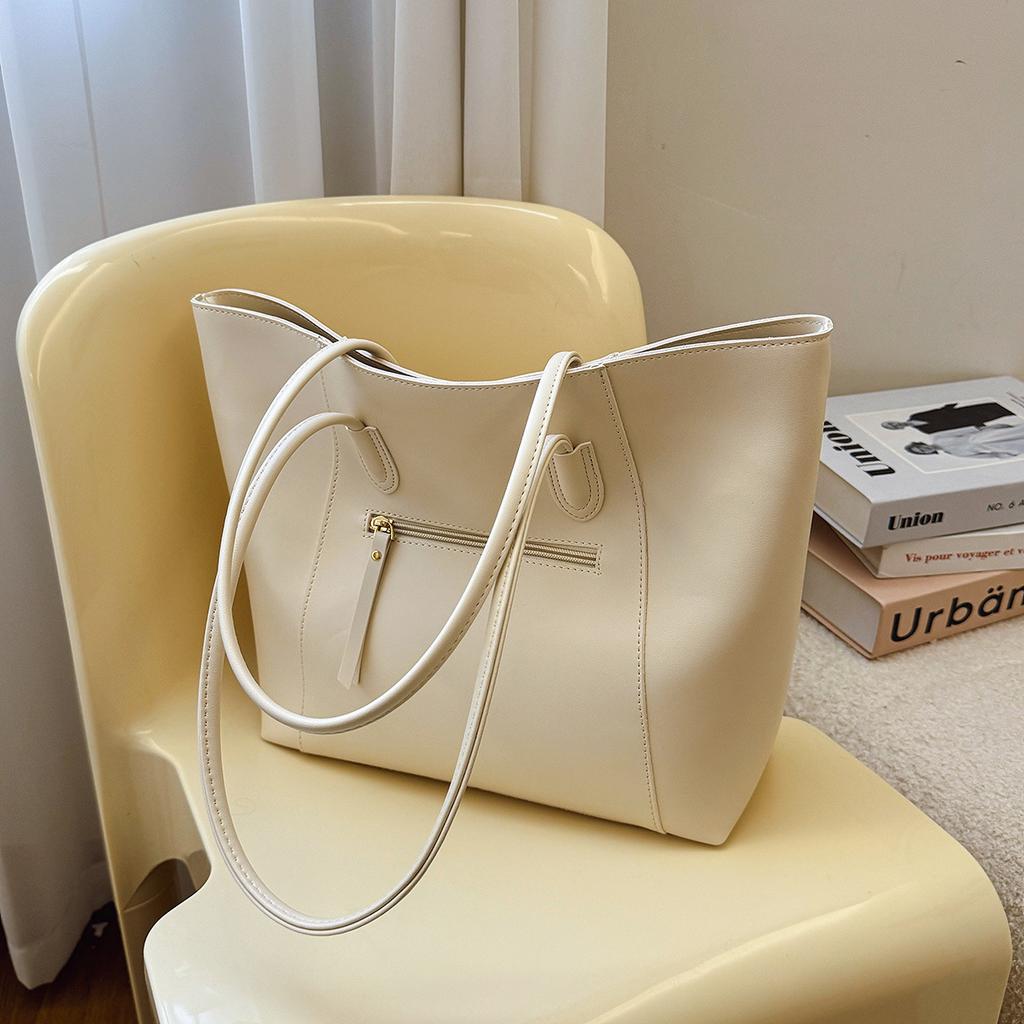 Popular fashion large capacity tote bag women's shoulder handbag simple fashion large capacity